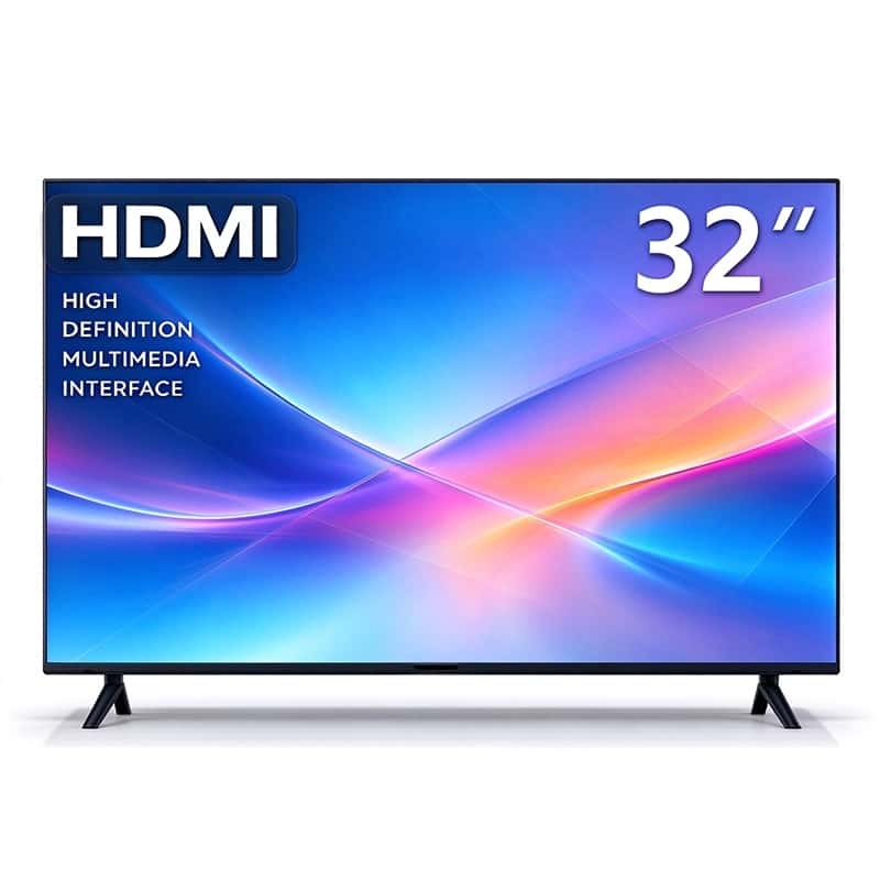 TV 32" Digital HD Pronta para Usar 2 HDMI 2 USB VGA Entrada para Notebook e Console Base Inclusa para Mesa, imagem 1 de 1