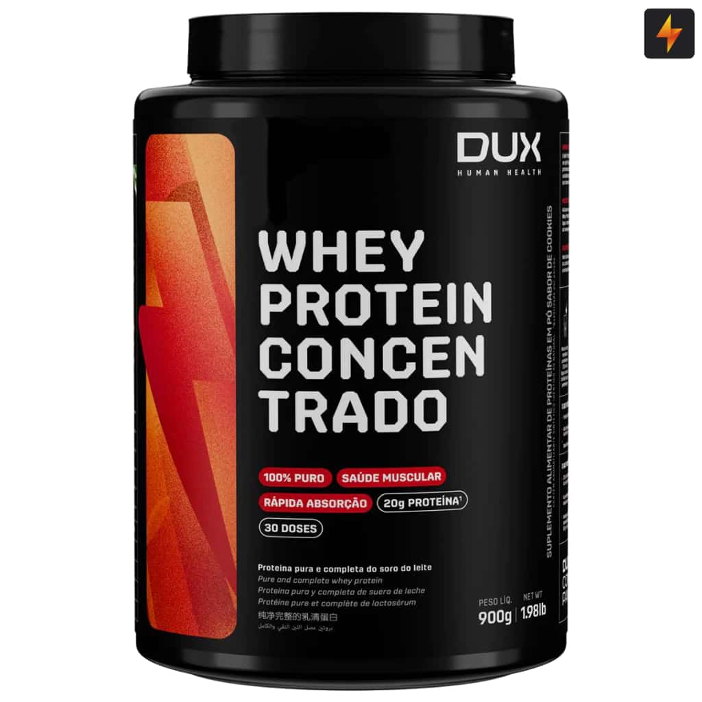 Whey Protein Concentrado 900g Dux Nutrition Human Health, imagem 1 de 1