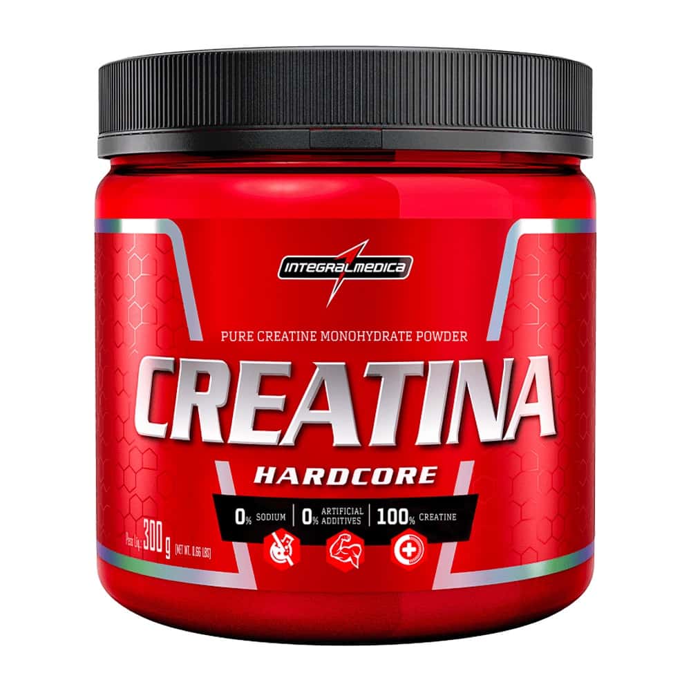 Creatina Pura Monohidratada Hardcore 300g 150g Original - Integralmedica, imagem 1 de 1