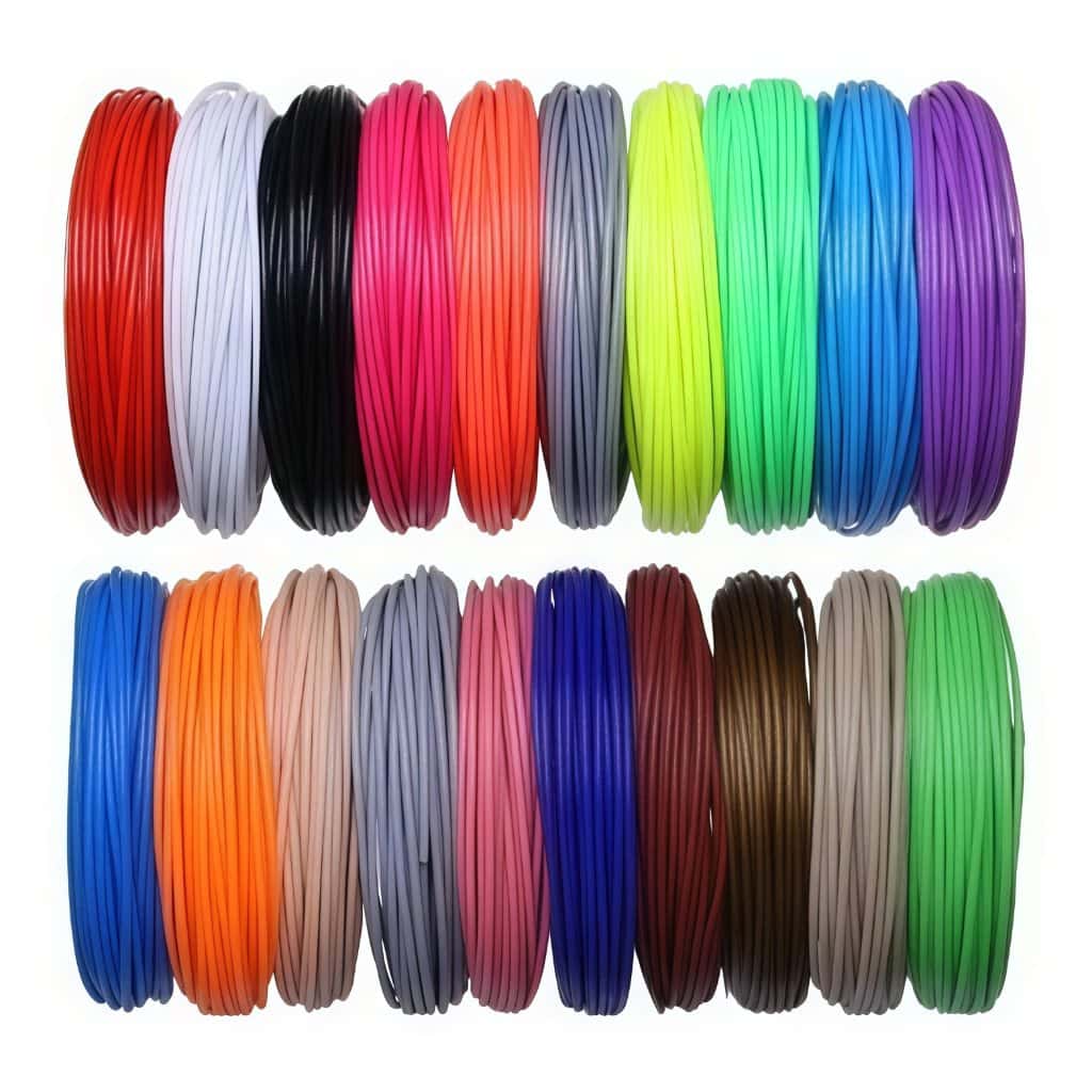 Refil Filamento Pla Kit 10 Cores Variadas 50/60/120m para Caneta 3d e Impressora 3d, imagem 1 de 1