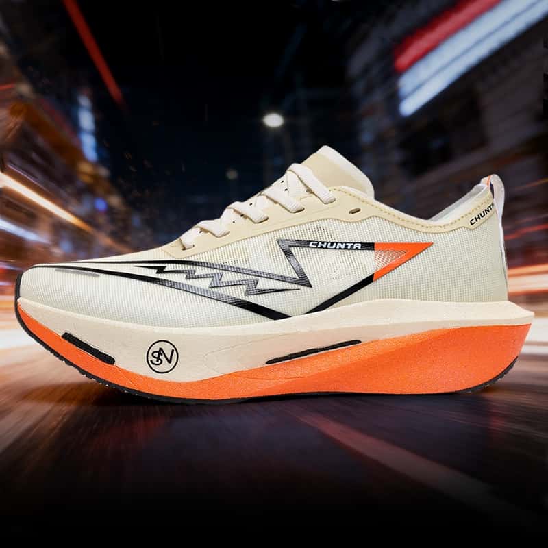 CHUNTA Homens Sapatos de Corrida Carbono Board Maratona Especialidade Esportes Respirável Leve Mulheres Tênis Atléticos, imagem 1 de 1