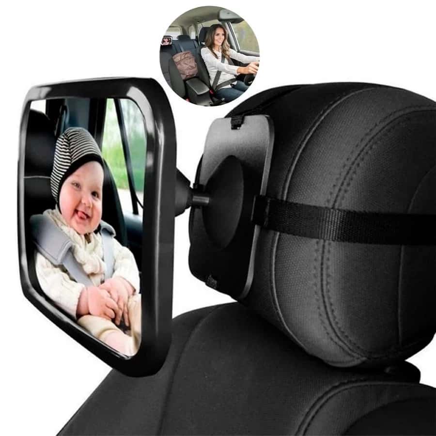 Espelho Retrovisor Banco Traseiro Bebê Conforto Cadeirinha, imagem 1 de 1