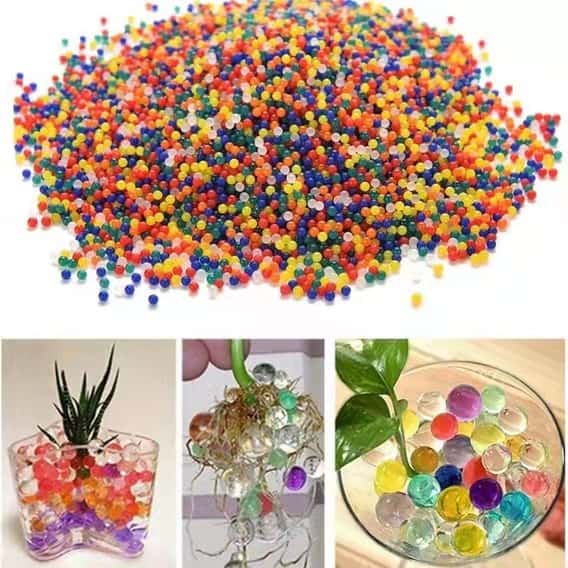 kit 24 pacote Bolinhas de Gel que Crescem na água / Bolinhas de Gel Orbes Cristais Decoração vaso plantas, imagem 1 de 1