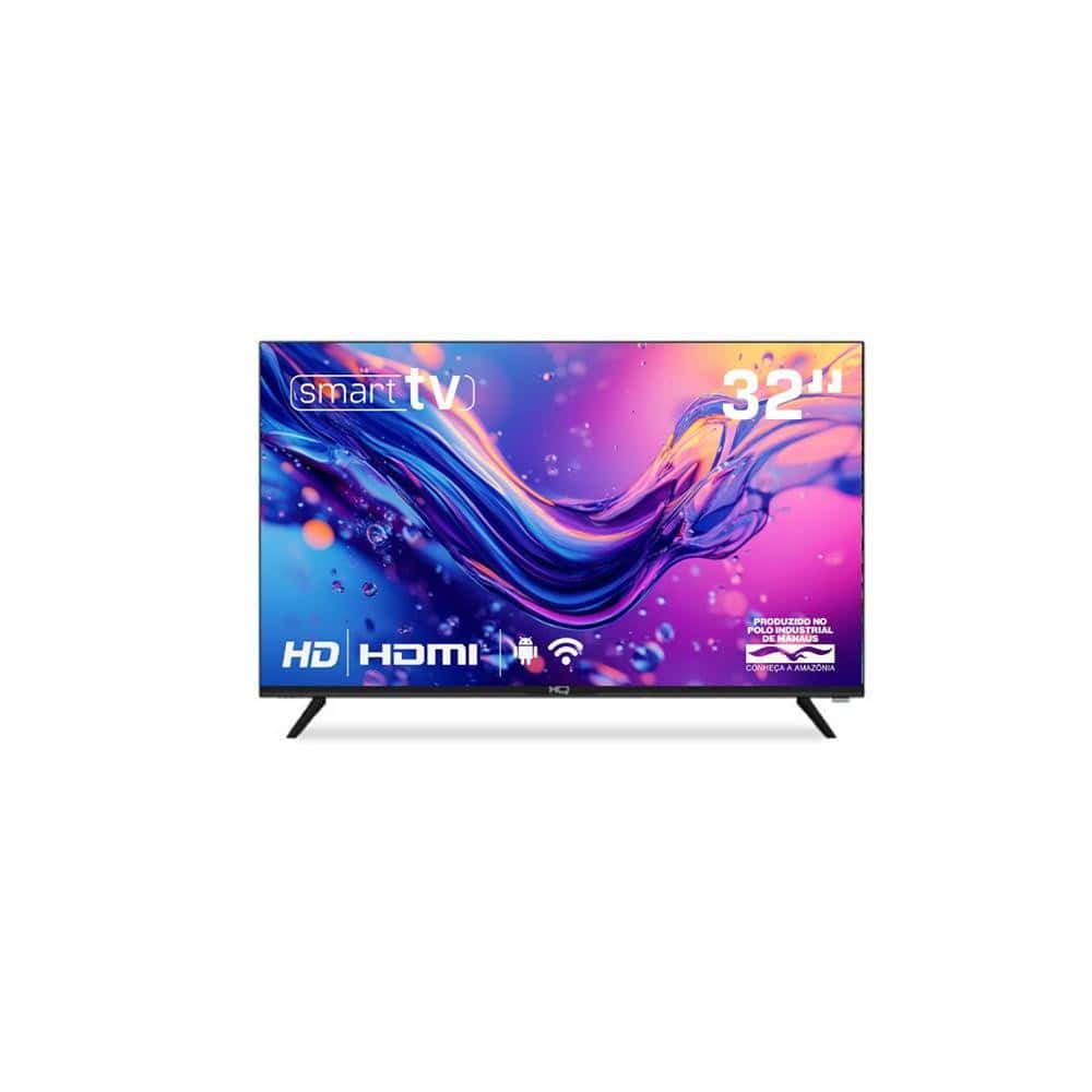 Smart TV HQ 32" HD tela sem Bordas Sistema Android Design Slim HQS32NKHM, imagem 1 de 1