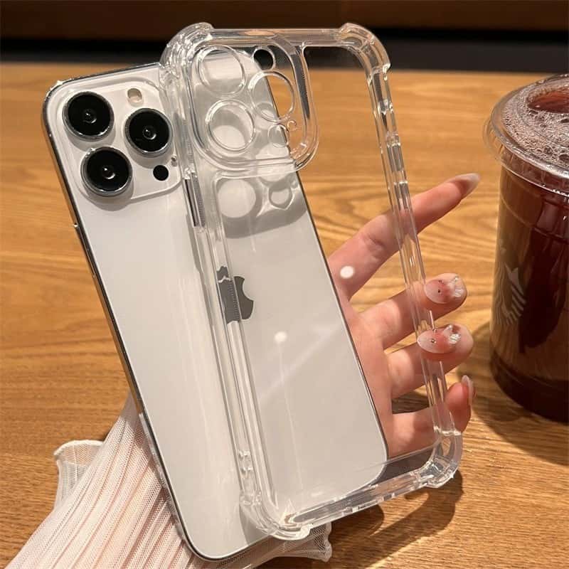 Kit 2 Capinha Para Iphone Anti Impacto Transparente Tpu  Para IPhone 11 12 13 14 15 16 Pronto Entrega, imagem 1 de 1