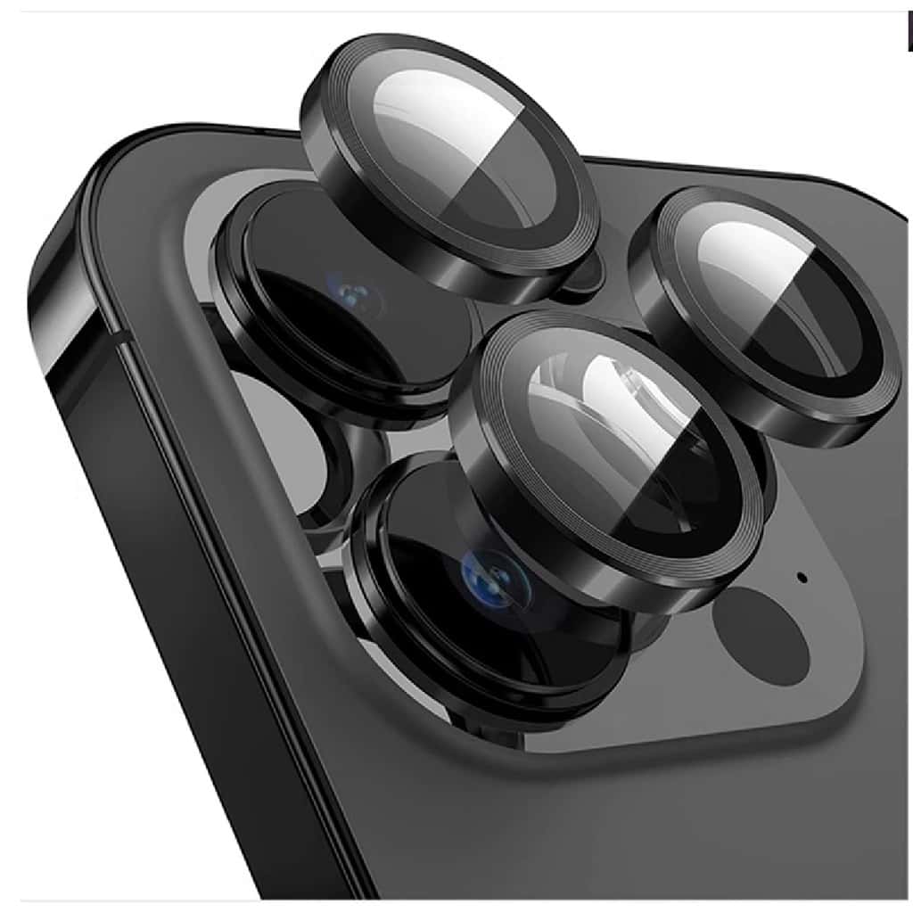 Kit Película Lente De Câmera Compatível Com iphone 11 12 13 14 15 16 17 Pro Max Liso, imagem 1 de 1