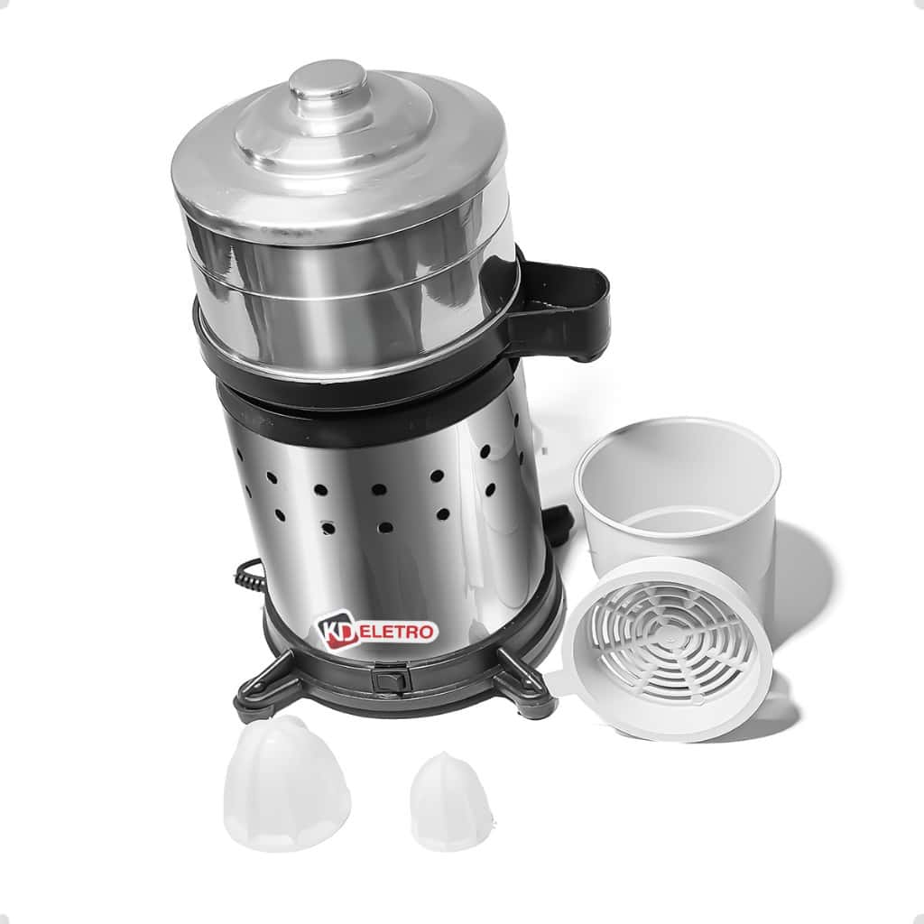 Espremedor Extrator  Industrial em Inox Laranja Sucos Frutas Bivolt Cozinhas Bares e Restaurantes, imagem 1 de 1