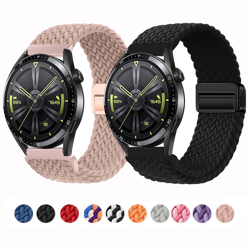 Pulseira de 20mm e 22mm de Nylon para Smartwatch Amazfit GTS 3/ Bip U PRO, imagem 1 de 1