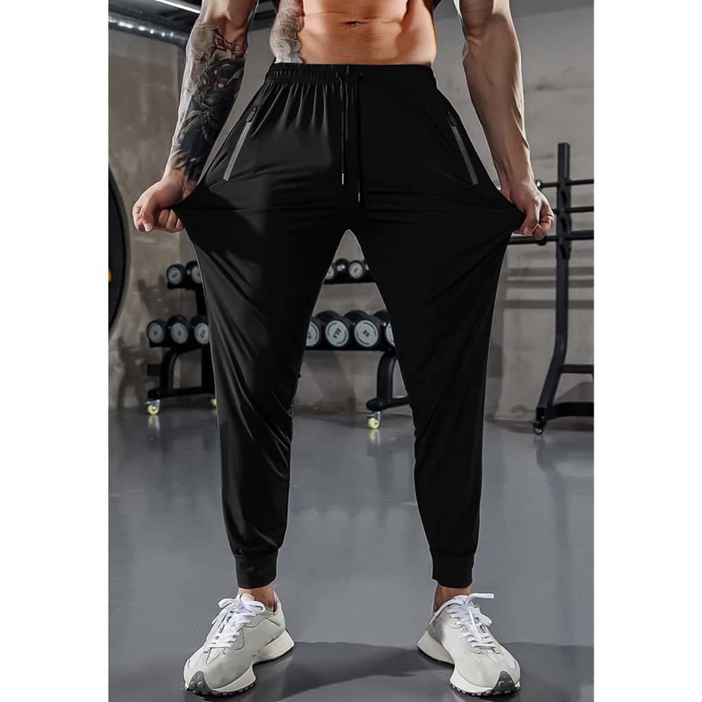Calça Masculina Jogger Poliamida C/Elastano Esportiva Academia Slim Treino, imagem 1 de 1