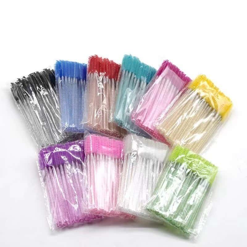 KIT 600 unidades escovinhas com glitter e sem Glitter Extensão de Cílios e sobrancelha--GUI ANA, imagem 1 de 1