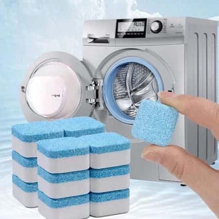 Kit Limpador Pastilha de máquina de lavar roupa, comprimido efervescente sólido para remover manchas【】, imagem 1 de 1