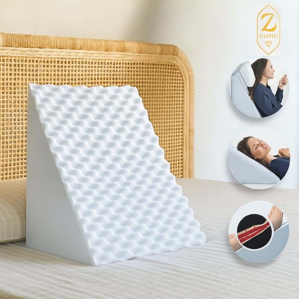 Travesseiro Encosto Triangular Repouso Leitura Encosto Anatômico Pós Cirúrgico, imagem 1 de 1