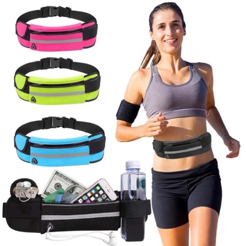 Bolsa Pochete Unissex Esportiva Sem Volume Compacta Leve impermeável porta celular porta garrafa, imagem 1 de 1