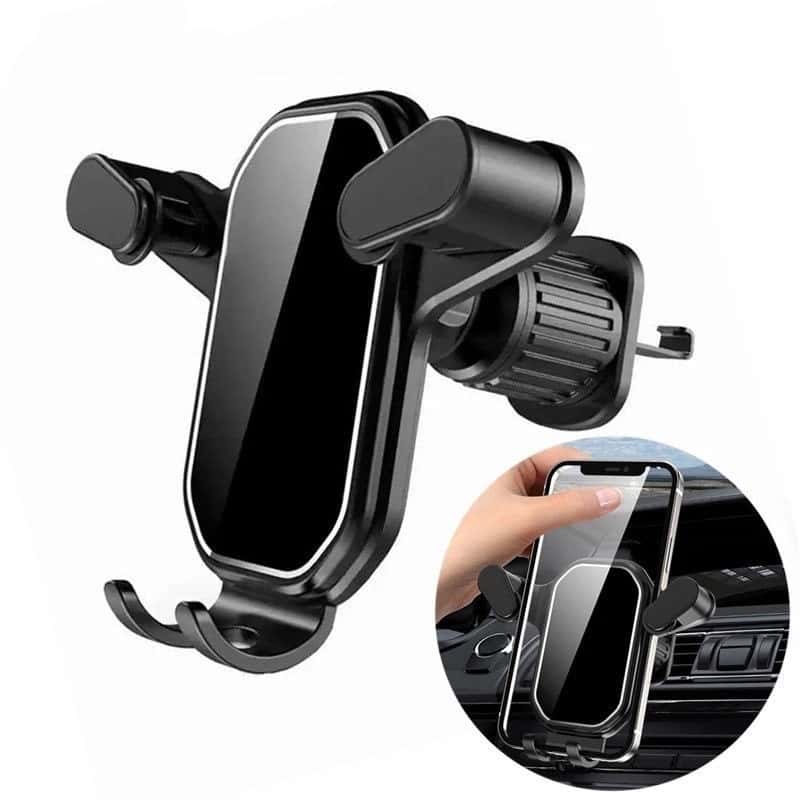 Suporte Veicular Carro Para Celular 360 ° Giratório Universal Multifuncional Ventilacao Ar JE-12, imagem 1 de 1