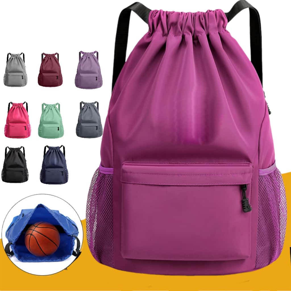 Bolsa Mochila Saco Esportiva Sacola Academia Futebol Basquete Passeio Impermeável ZJ6101#, imagem 1 de 1