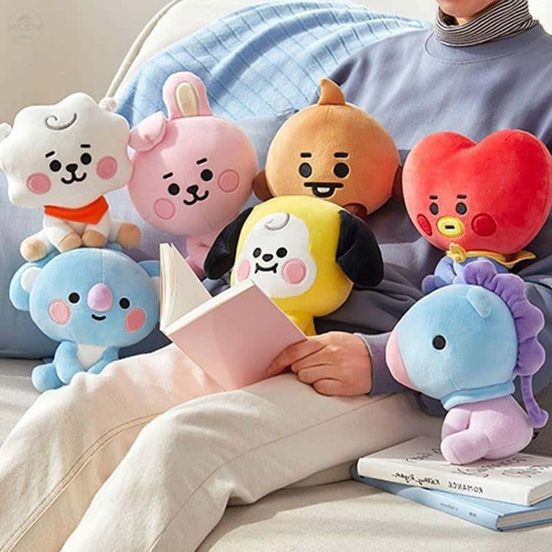 BTS Pelúcia Kpop BT21 BT21 Boneca Recheada Com Presente De Qualidade, imagem 1 de 1