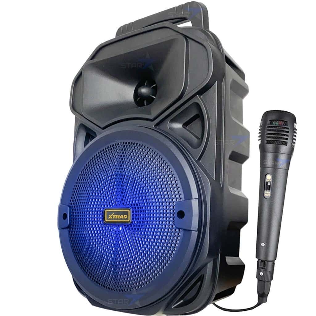 Caixa De Som Com Microfone Bluetooth Amplificada Portatil Potente Karaokê, imagem 1 de 1