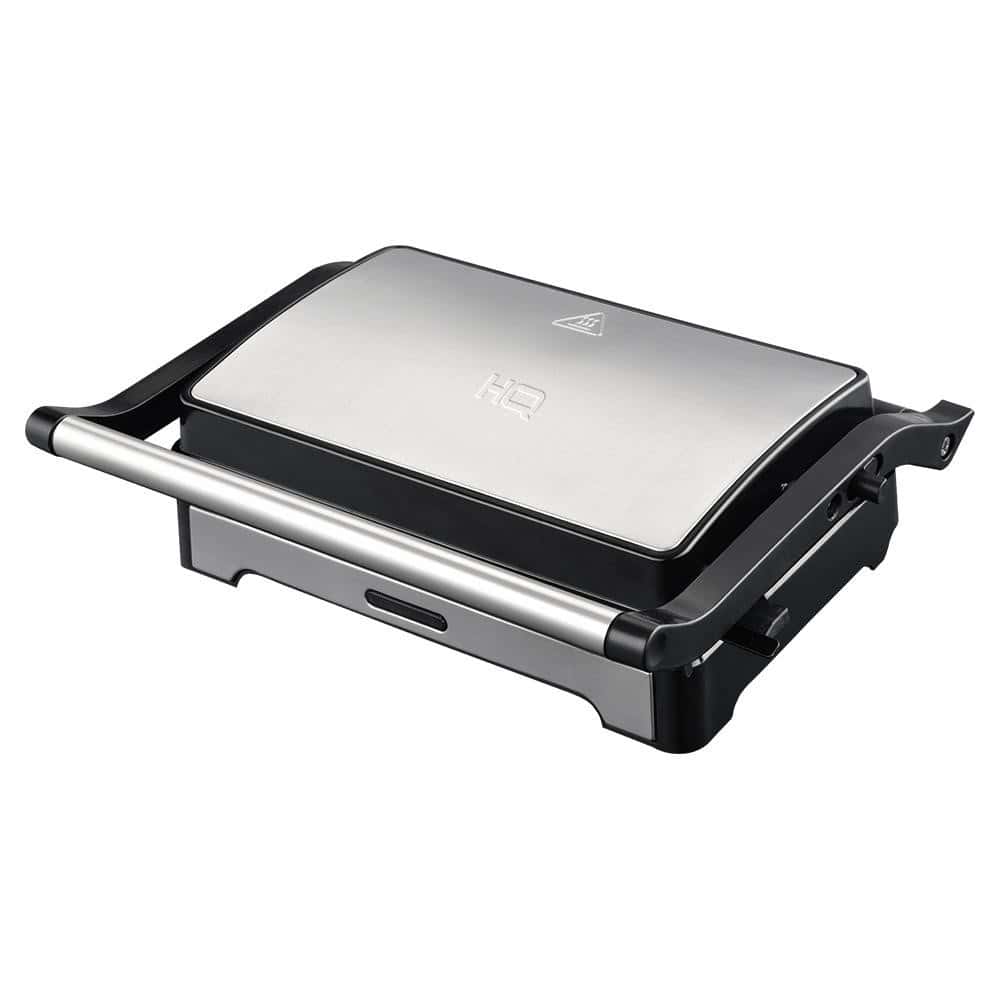 Sanduicheira e Mini Grill HQ 180º 1000W Antiaderente Inox HQ-SG002 220V, imagem 1 de 1