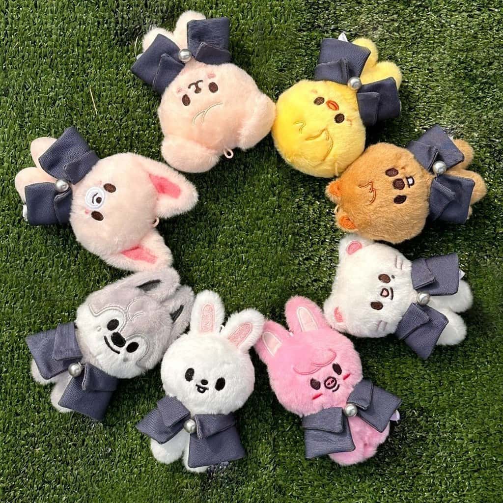 Kpop SK Boneca De Pelúcia  WOLF CHAN DWAEKKI BBOKARI  HAN LEEBIT JINIRET Chaveiro Pendente Orna, imagem 1 de 1