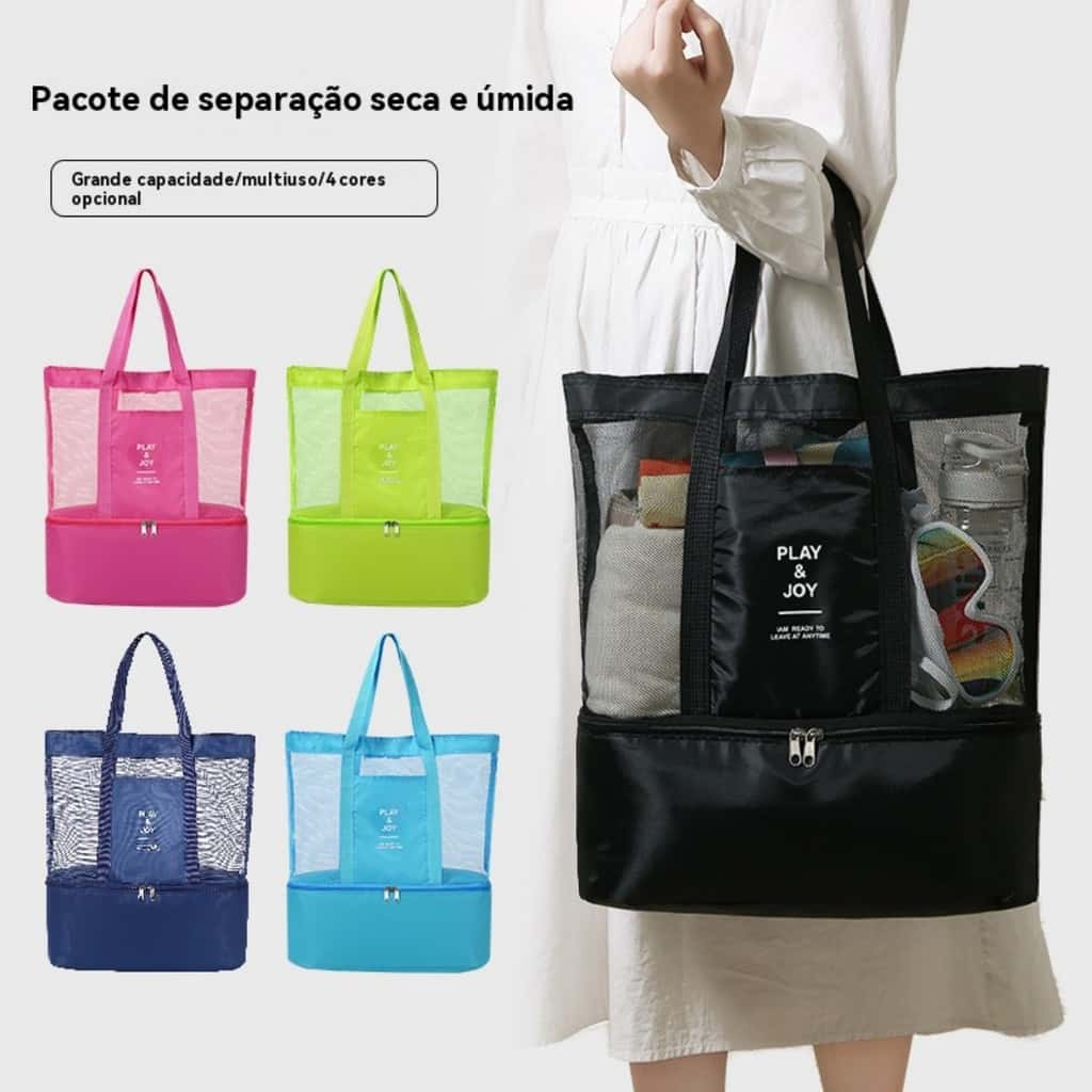 Bolsa de natação Bolsa Verão De Praia  Com Compartimento Térmico Embutid 917 MM, imagem 1 de 1