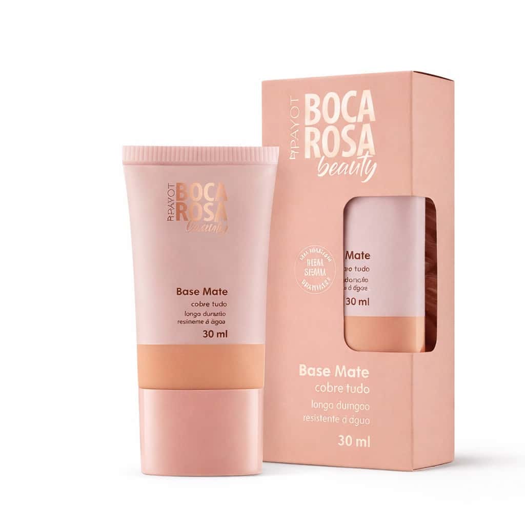Base Líquida Matte Boca Rosa Beauty By Payot 30ml – Alta Cobertura e Longa Duração, imagem 1 de 1