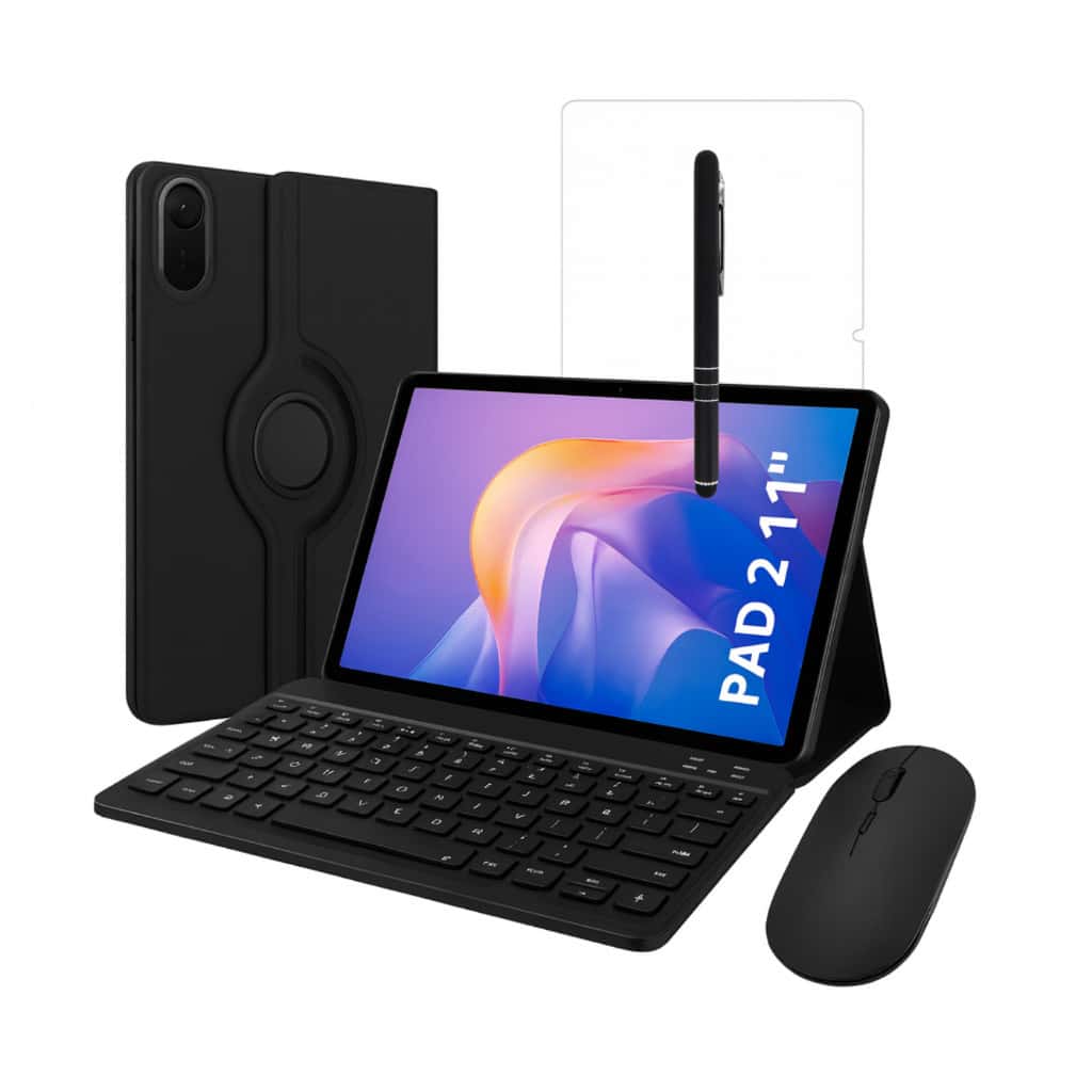 Kit Completo Capa Giratória Teclado Mouse Película Caneta Para Xiaomi Redmi Pad 2 11 Polegdas, imagem 1 de 1