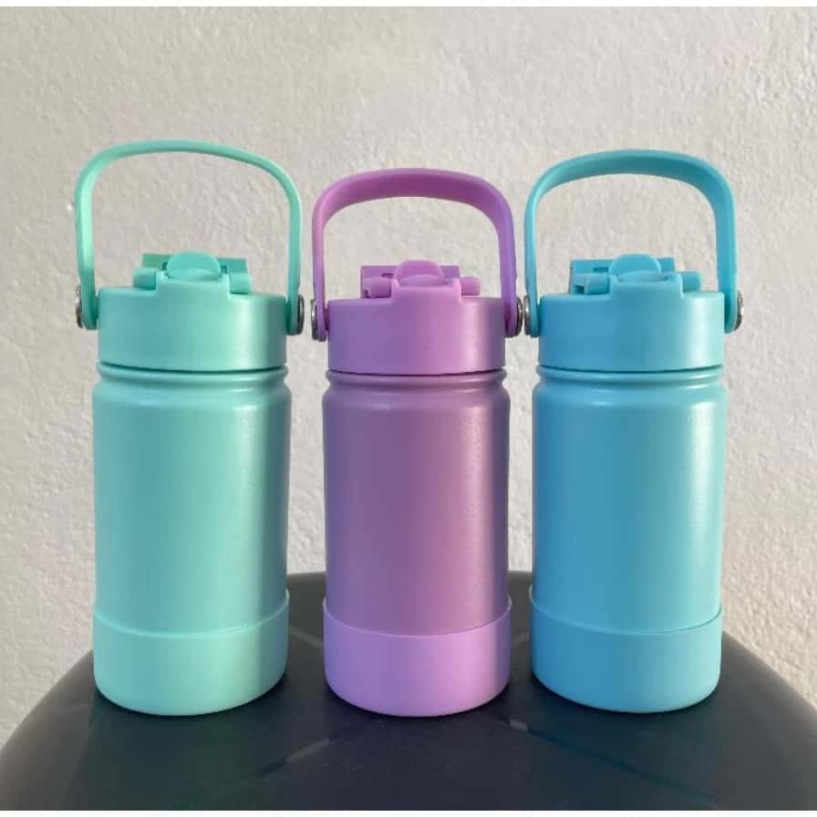Garrafa térmica inox 350/600ml/800ml portátil com bico duplo sem ou com silicone--miranda, imagem 1 de 1