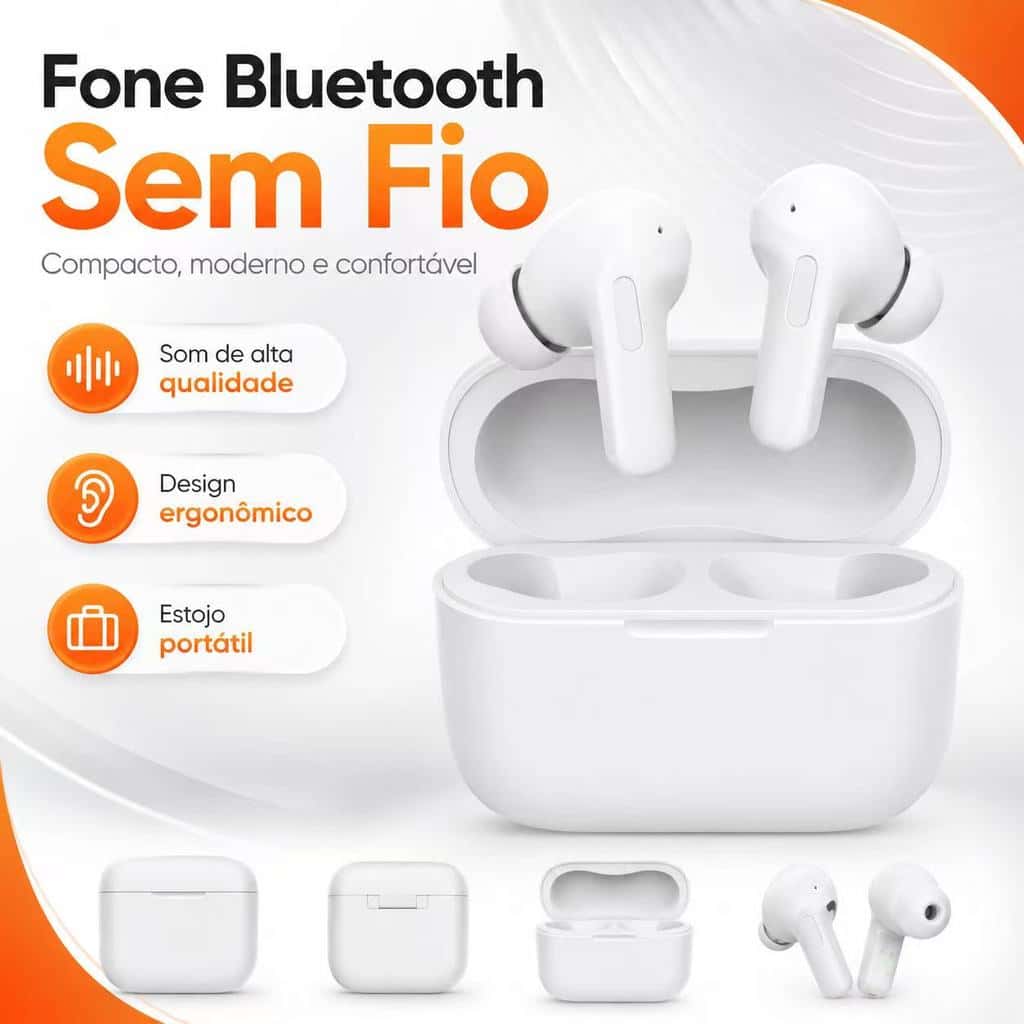 13 TWS Sem Fio Bluetooth 5.0 Air Pro 3 Fone De Ouvido Esportivo Com Microfone, imagem 1 de 1