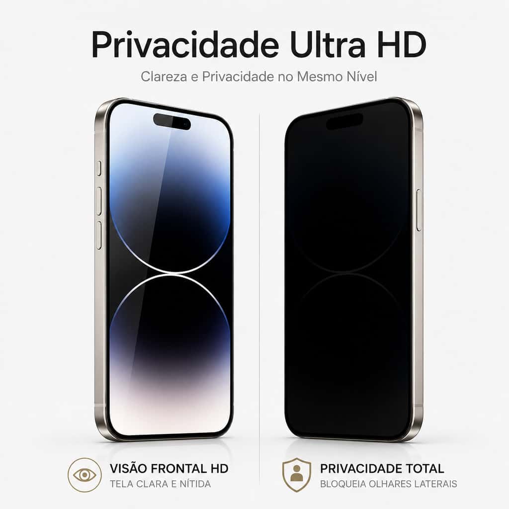Película de video para Privacidade iPhone 11/12/13/14/15 /16/17PRO MAX/XR/XS MAX Todos Modelos Privacidade Para Ios, imagem 1 de 1