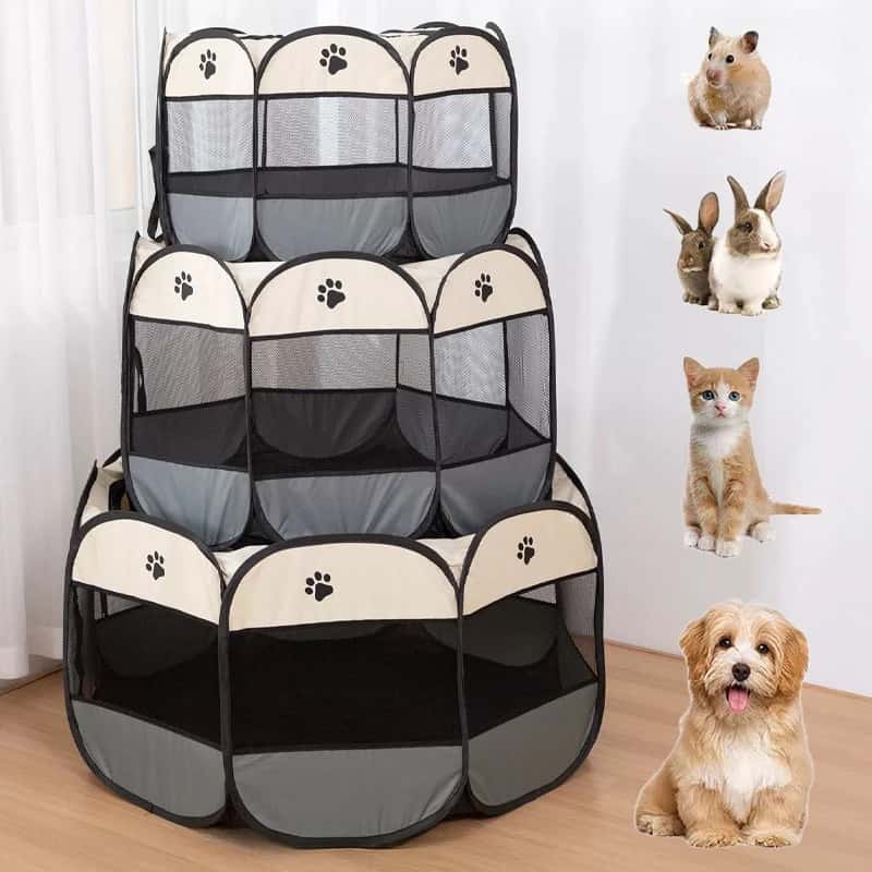 Casinha de cachorro grande portátil dobrável para cachorros e gatos resistente, imagem 1 de 1