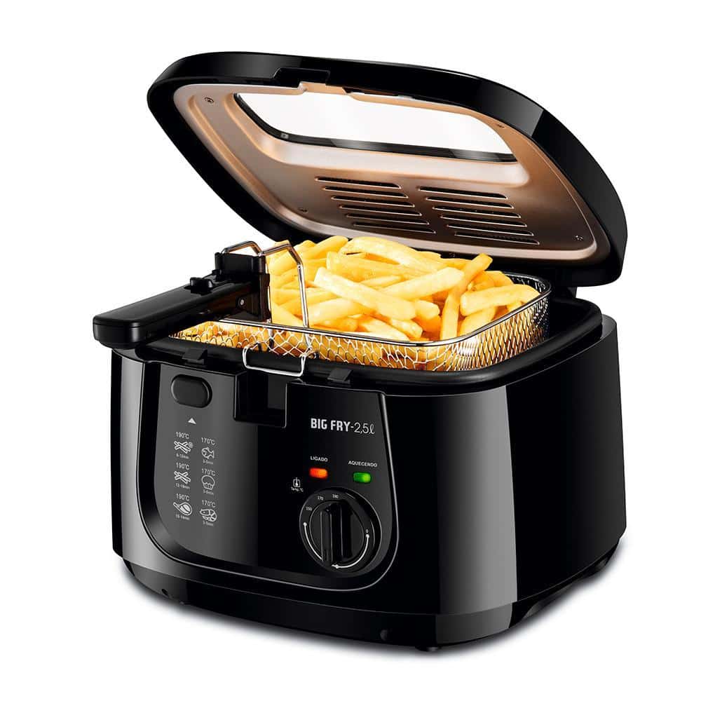 Fritadeira Elétrica Big Fry 25L Mondial Preto 1500W FT-07, imagem 1 de 1