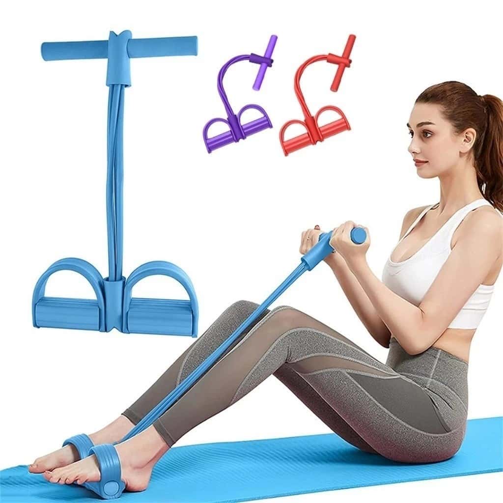 Extensor Elástico Exercícios Academia Ginástica Tensão Forte Faixa Resistência com Corda para Puxar, imagem 1 de 1