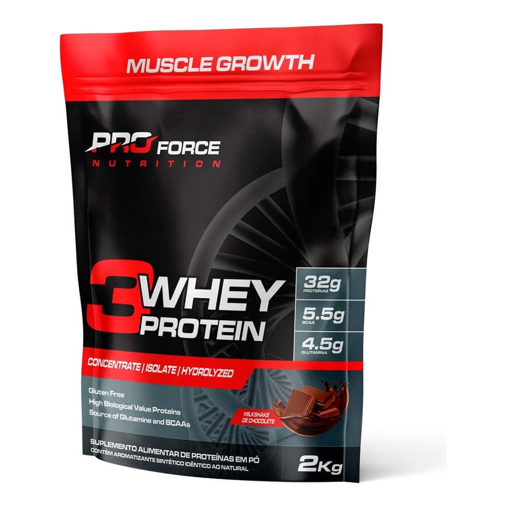 Whey Protein Com 32g De Proteína 2kg - Pro Force Nutrition, imagem 1 de 1