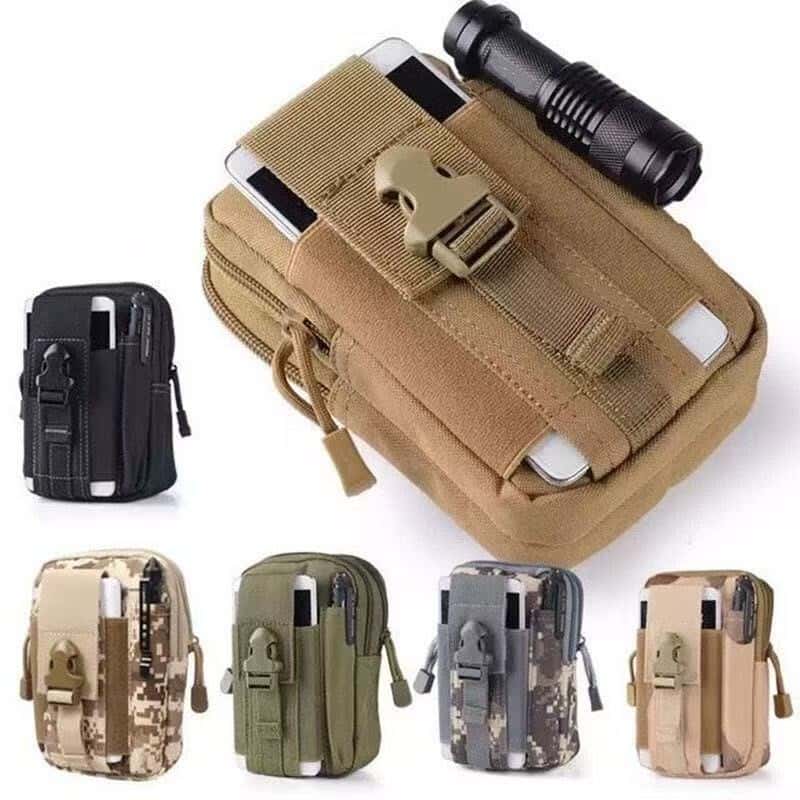 Bolsa de Cintura Tática Militar | Compacta, Durável, p/ Celular, Bike e Montanhismo, imagem 1 de 1