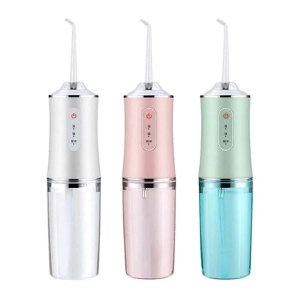 Irrigador Dental Elétrico Oral Portátil Recarregável USB 220ml Limpeza Para família ou viagem, imagem 1 de 1