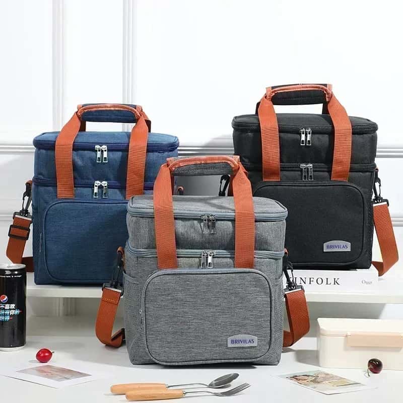 Bolsa Térmica Tipo Lancheira Mochila com Grande Capacidade Viagens Piquenique(Dois modelos), imagem 1 de 1