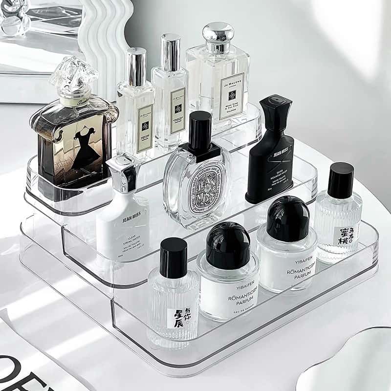 Porta Maquiagem Organizador De Cosméticos Perfume Prateleira Multiuso 3 Andares, imagem 1 de 1