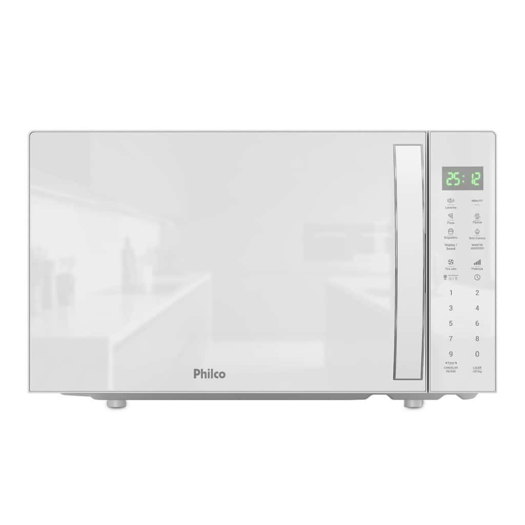 Micro-ondas Philco 28l Pmo31b Limpa Fácil Branco, imagem 1 de 1