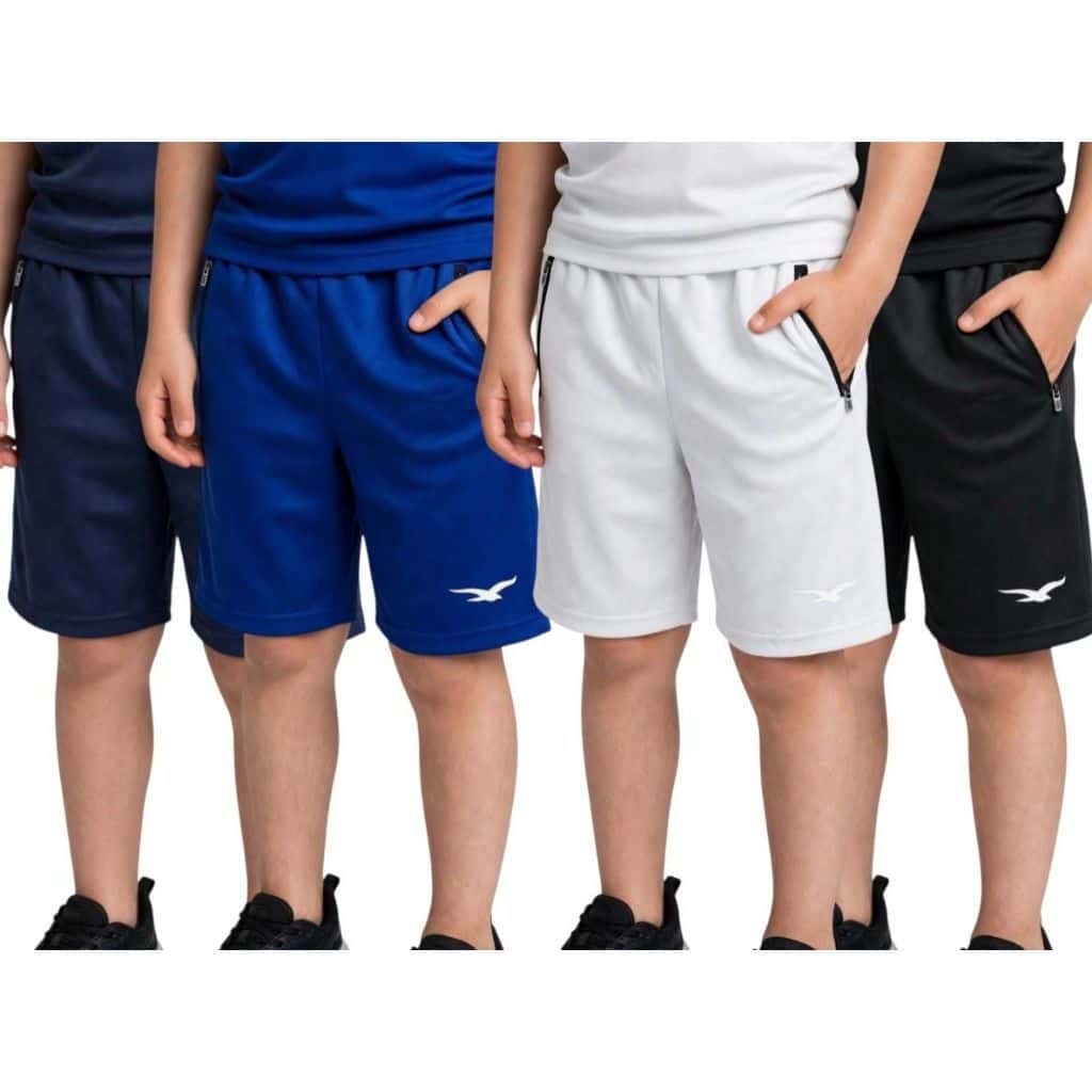 Kit 4 Bermudas Infantil Masculina Chimpa Para Escola Passeio e Esporte, imagem 1 de 1