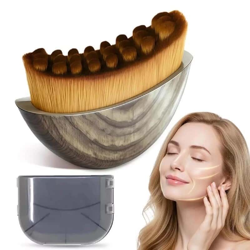 Escova Massageadora Facial e Corporal Drenagem Linfática Anticelulite Relaxante, imagem 1 de 1
