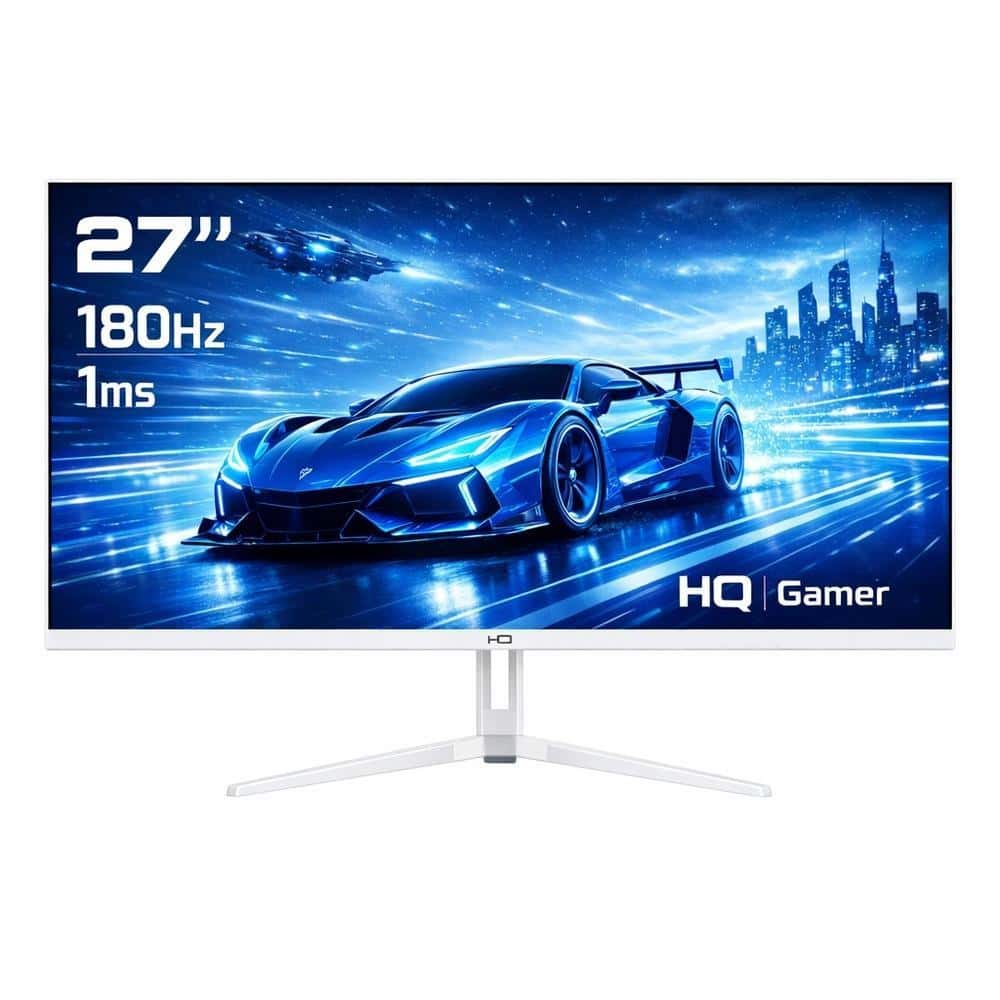 Monitor Gamer HQ 27" Branco Curvo 1ms, 200Hz, AMD FreeSync, Full HD, HDMI, DP, Frameless HQW27C200, imagem 1 de 1