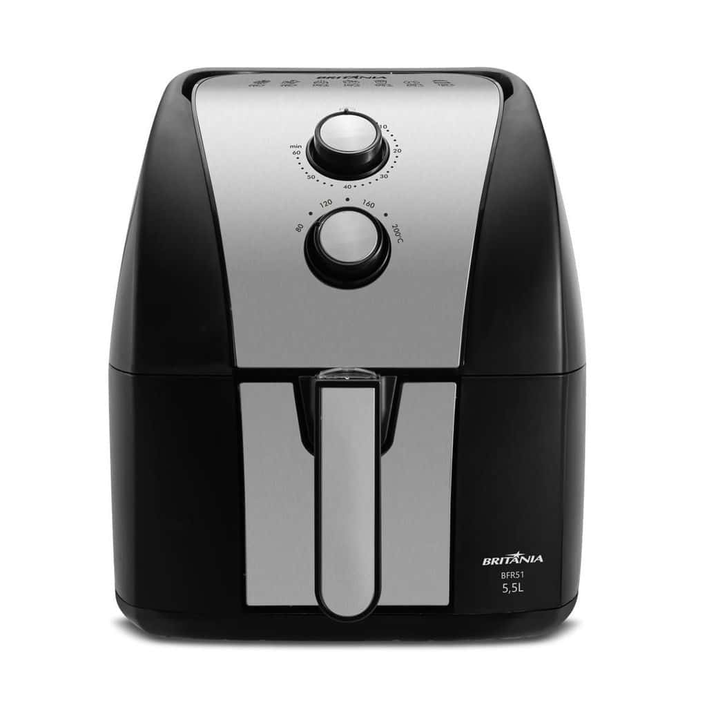 Air Fryer Britânia 5,5L Antiaderente Gold 1500W BFR51, imagem 1 de 1