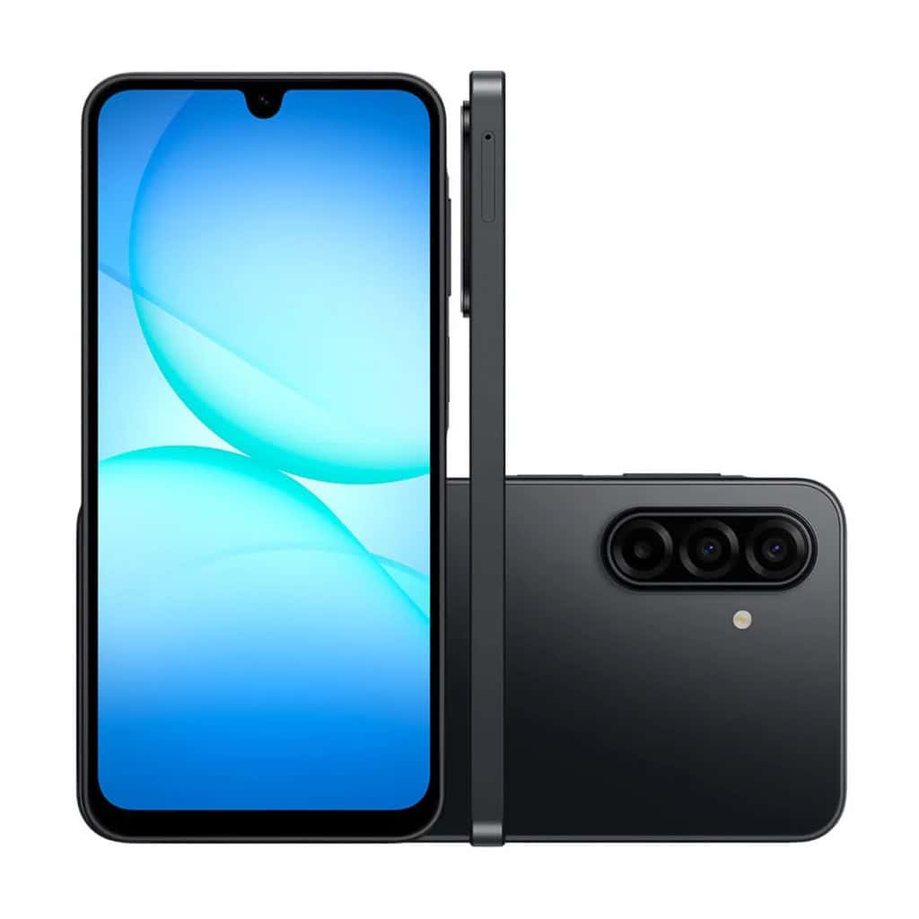 SMARTPHONE SAMSUNG GALAXY A17 128GB 4GB RAM 50MP TELA 6.7 IP54 PRETO, imagem 1 de 1