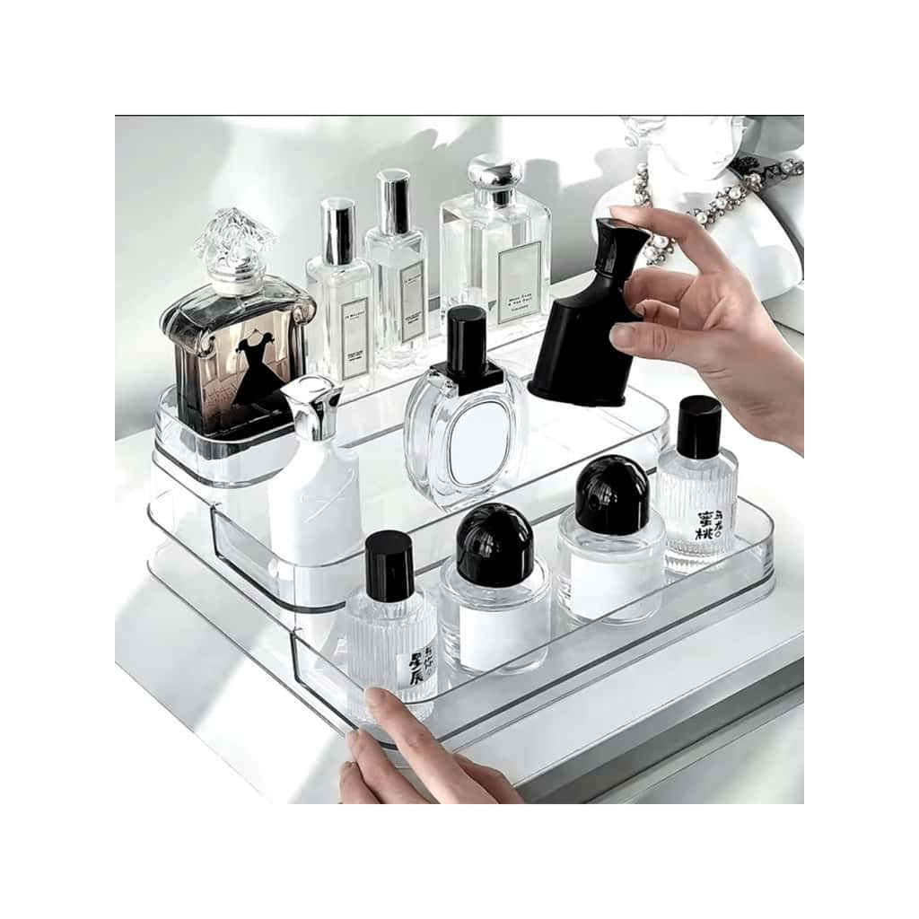 Porta Maquiagem Organizador De Cosméticos Perfume Prateleira Multiuso 3 Andares, imagem 1 de 1