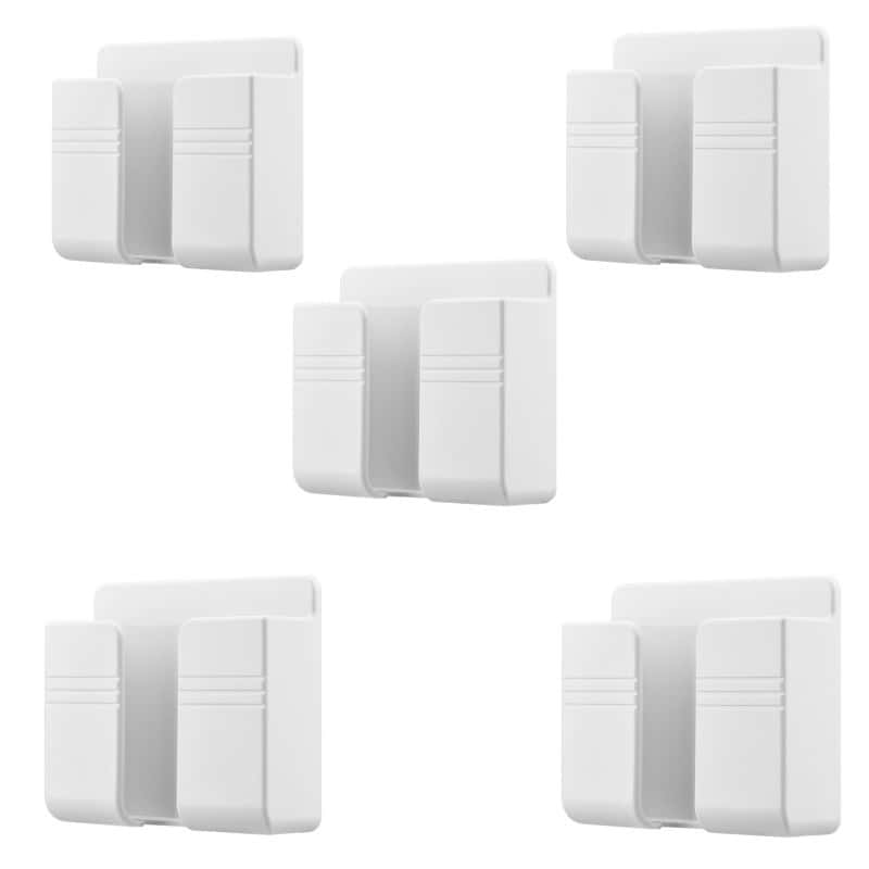 1/2/5 PCS Suportes Práticos De Controle Remoto, Suportes De Parede Para Controle Plástico De Telefones Celulares, imagem 1 de 1