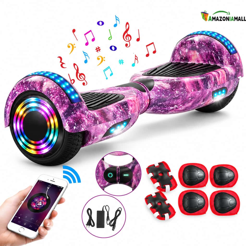 Hoverboard Infantil 6.5" - Skate Elétrico com LED Inteligente Bluetooth e Bateria Forte, imagem 1 de 1