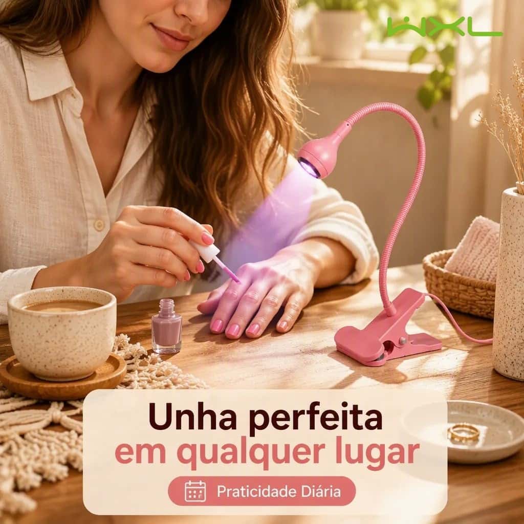 Mini cabine lanterna clip de mesa led uv secagem gel Para Unhas, imagem 1 de 1