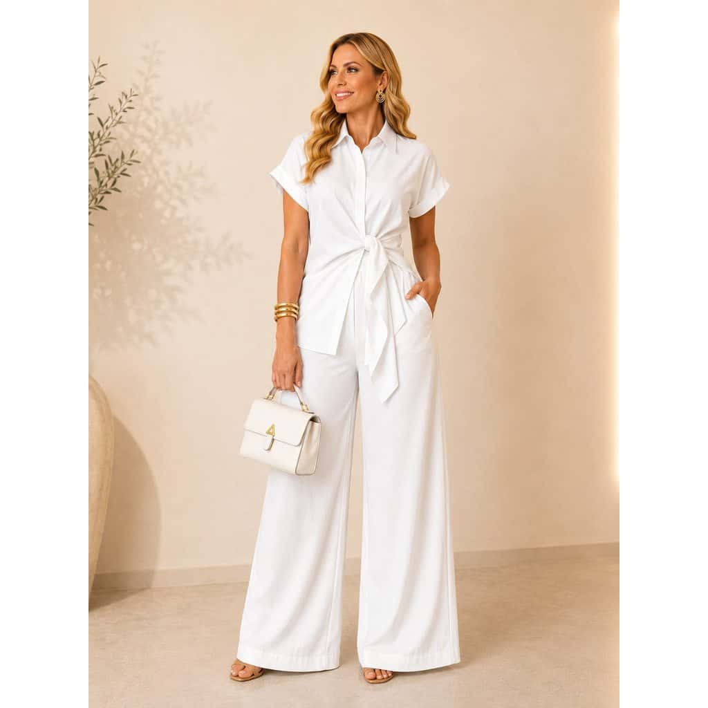 Conjunto Marrant Feminino Conjunto Alfaiataria Marrant Feminino Calça e Blusa Roupa Ano Novo Roupa Natal, imagem 1 de 1