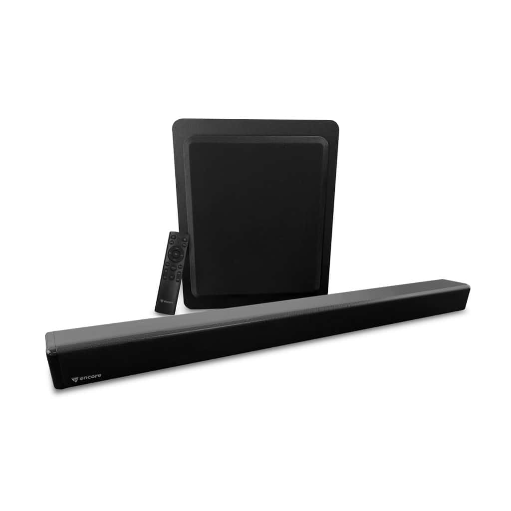 Soundbar 2.1 com subwoofer 150W Encore HT-S21 Cinema HDMI eARC Bluetooth, imagem 1 de 1