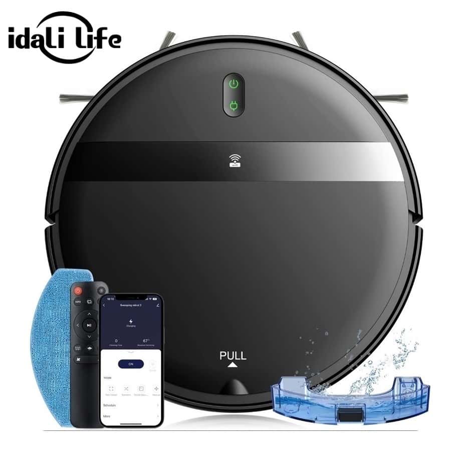 Robô aspirador 3 em 1  Inteligente, Automático, Silencioso, Sucção Potente, Sensor Antiqueda e Autonomia Longa, imagem 1 de 1